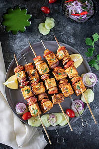Tandoori Paneer Tikka {8 Pc}