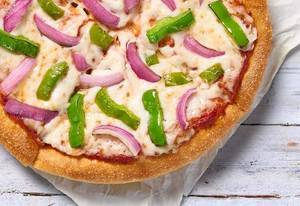 Cheese Onion & Capsicum Pizza