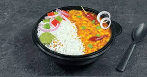 Dal Tadka Dhaba Style [Steamed Rice] Bowl