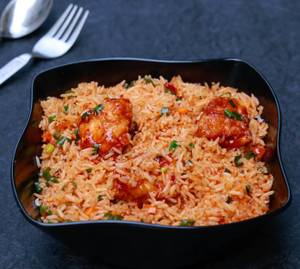 Schezwan chicken fried rice