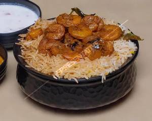 Prawn biryani 