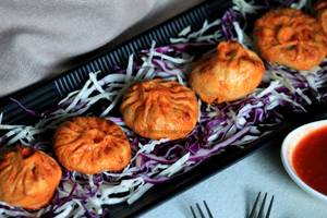 Tandoori Veg Momos [6 Pieces]