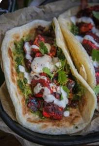 Paneer Tikka Shawarma-Roll