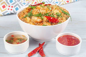 Chicken Schezwan Rice