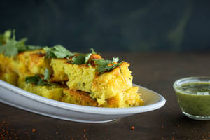 Garlic Makai Dhokla