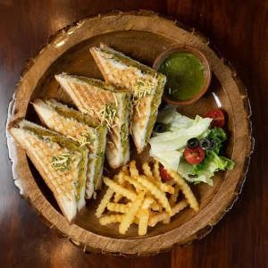 Masala Cheese Grill Sandwich