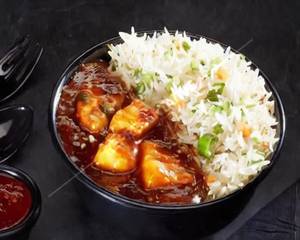Paneer Manchurian Rice (Gravy)