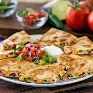 Andhra Chicken Quesadilla