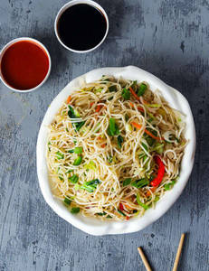 Veg Burnt Garlic Noodles