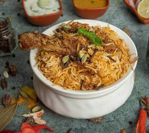 Chicken Dum Biryani Half