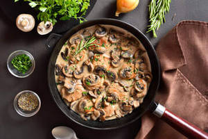 Kadai Mushroom [Serves 2]