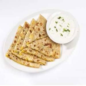 Mix Paratha With Curd (1pcs)