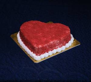 Heart Shaped Red Velvet Cake 