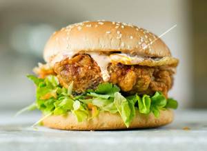 Crispy Fried Chicken Burger