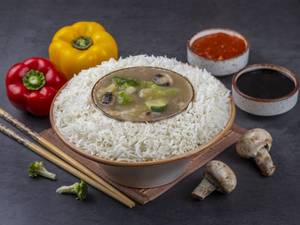 Veg Pot Rice [With Gravy]