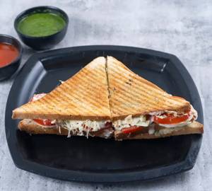 Veg cheese grilled sandwich [3 layers]