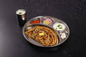 2 Butter Aloo Paratha & Masala Buttermilk