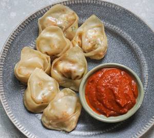 Paneer Tikka Momos  [steam]