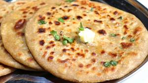 Punjabi Aloo Paratha (2 Pcs) + curd + achar