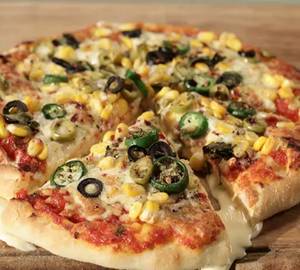 Loaded cheese pizza                                                   