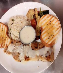Grilled Fish With White Winesauce