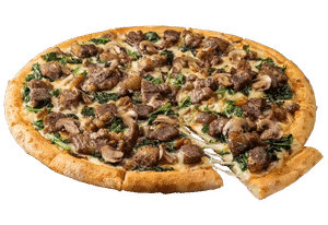 Grilled Beef Pizza