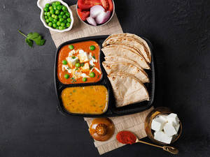 Matar Paneer Mini Thali