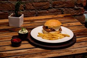 Smashed BBQ Chicken Burger