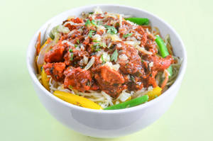 Chicken seekh kebab maggi