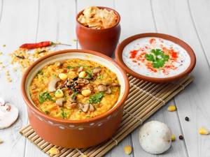 Corn Mushroom Khichdi