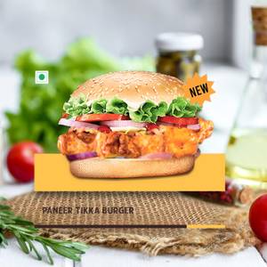 Paneer Tikka Burger