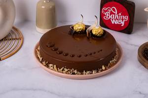 Eggless Ferrero Rocher Cake 