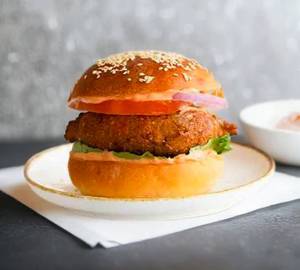 Veg Aloo Tikki Burger Without Cheese