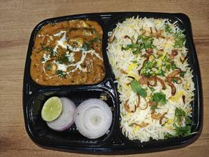 Mushroom Masala With Rice Combo