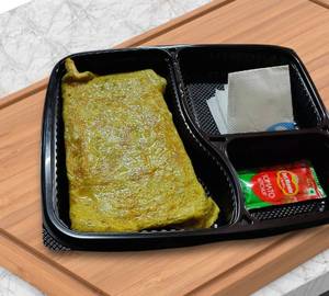 Bread omelette [ made with 3 eggs ]