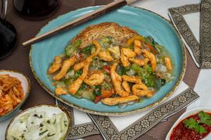 Pan Fried Noodles [Chicken]