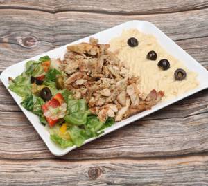 Chicken Hummus Salad