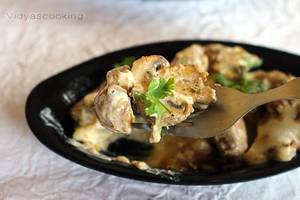 Mushroom malai tikka