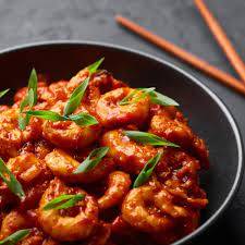 Chilli prawns
