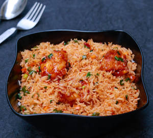 Schezwan Fried Rice Chicken 
