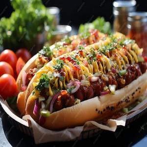 Mushroom Hot Dog