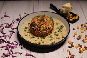 Mexican Rice With Cheesy Gravy