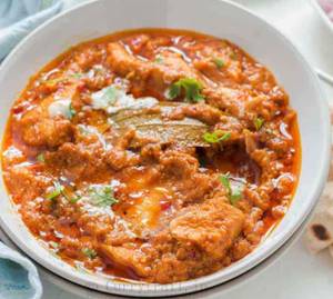 Chicken With 4 Butter Roti & Chutney