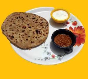 Aloo Cheese Paratha Olive Oil