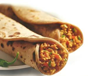 Paneer Bhurji Roll