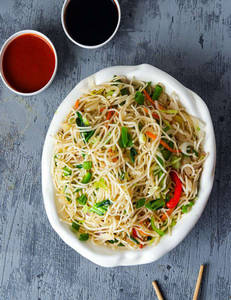 Veg Mushroom Noodles