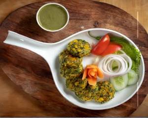 Corn Palak Tikki