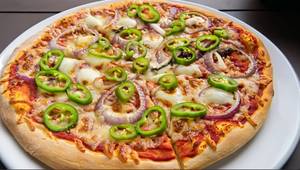 Onion Capsicum Pizza