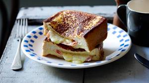 Bread Egg cheesy french toast
