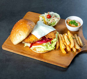 Crispy Fried Chicken Burger